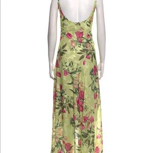 Patbo asymmetrical FORAL slip dress size M